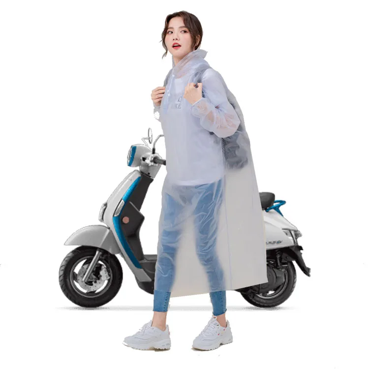
Recyclable pvc clear white transparent outdoor camping raincoat Recyclable pvc clear white transparent outdoor camping raincoat