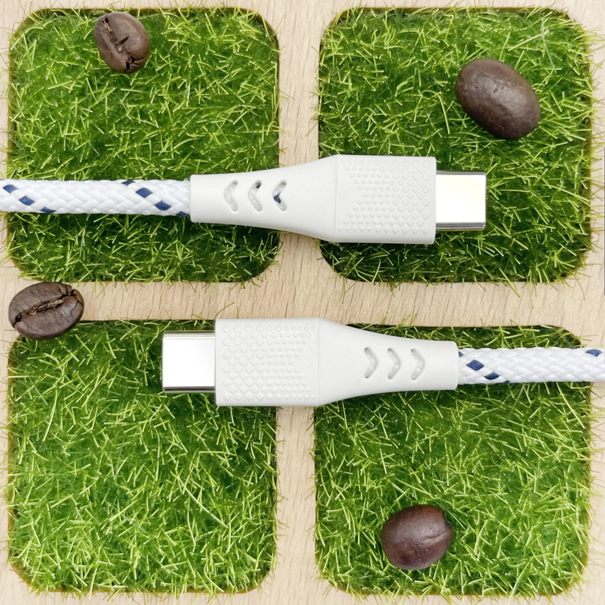 2021 New Braiding Style Type C Cable C-C 2.0 Charging and Sync 2M Extra Strong Cable Type C