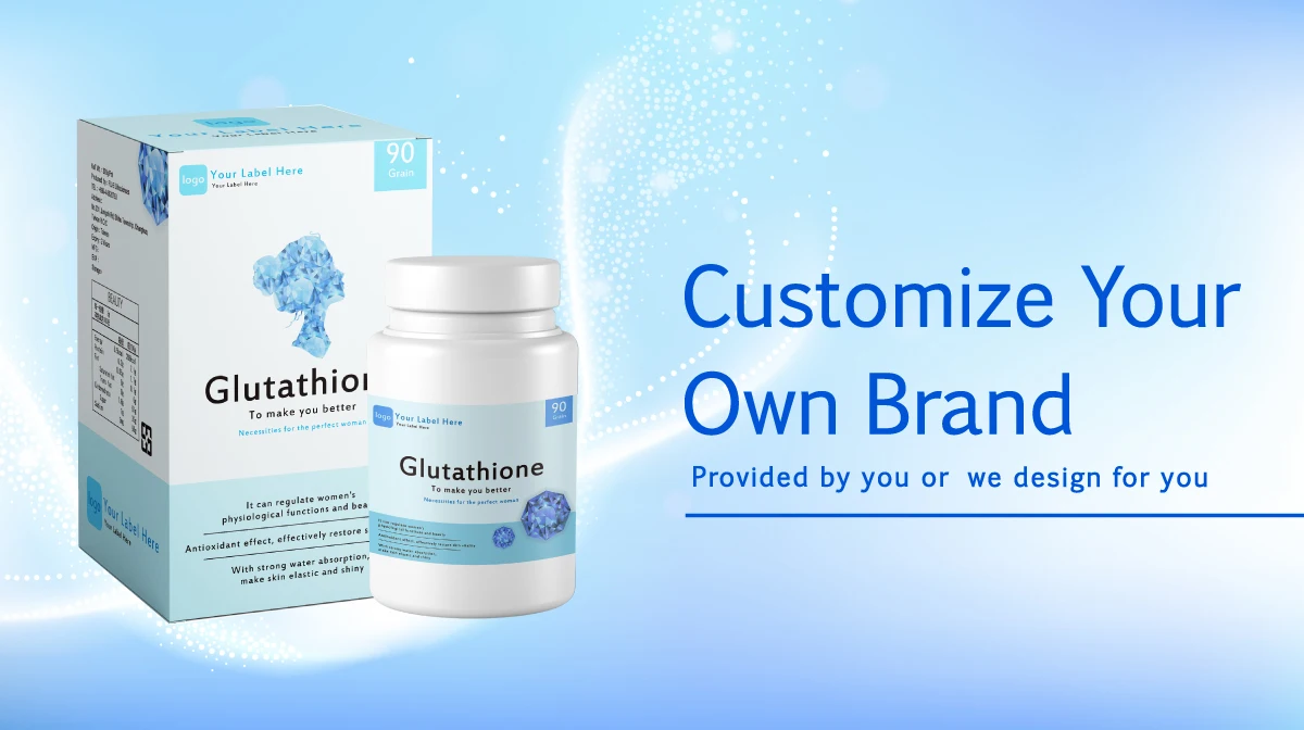 Blueberry Extract with Collagen Capsule customized label improve skin glutathione collagen Hyaluronic acid