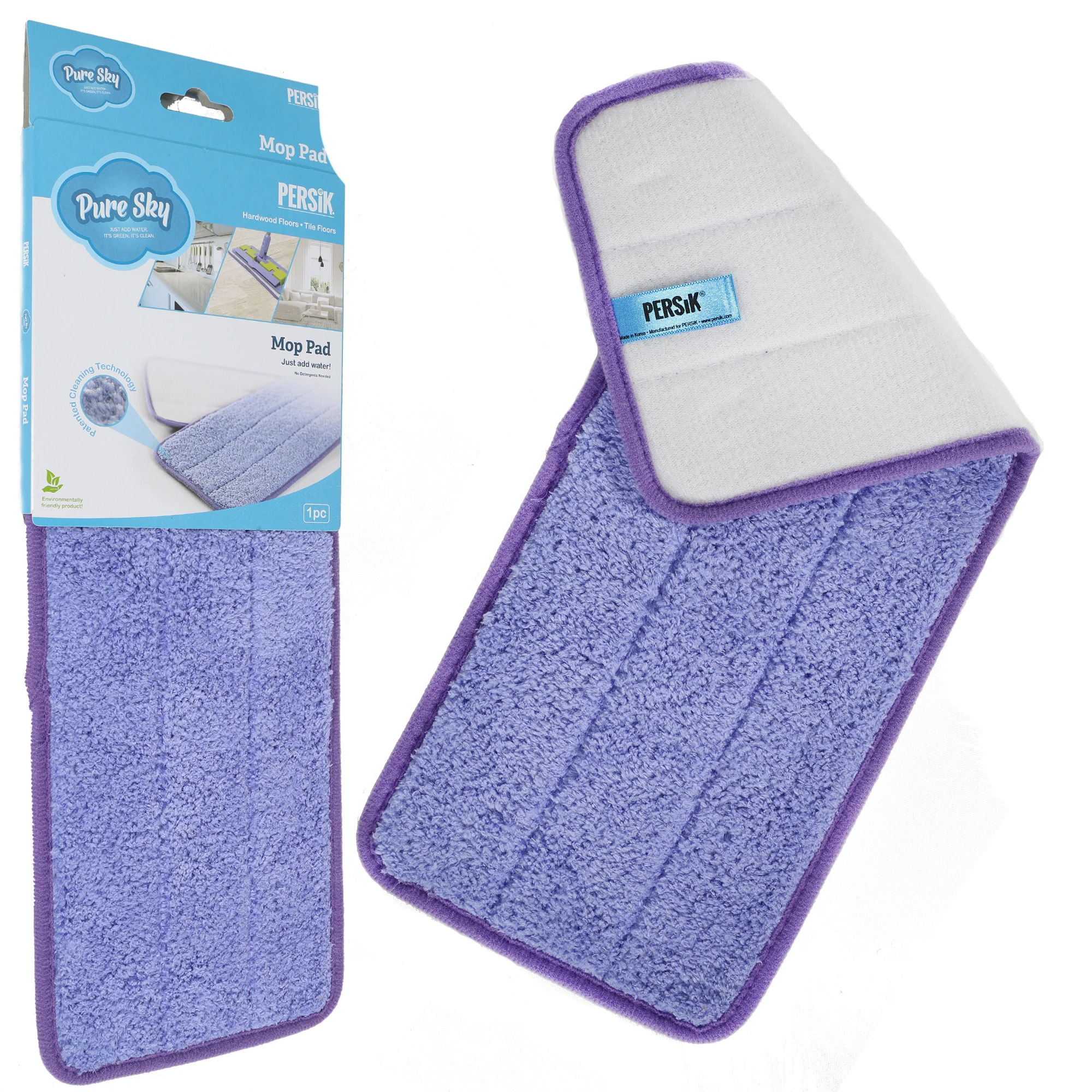 
Pure Sky Ultra Microfiber Deep Cleaning Mop Pad Just Add Water No Detergents Needed Super Absorbent  (10000000930317)