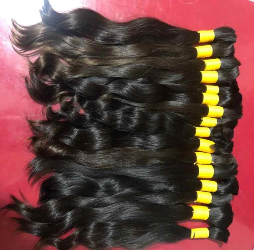 Indian Human Extension For Beautiful Black Women Premium Quality Human Hair At Best Price for export from india