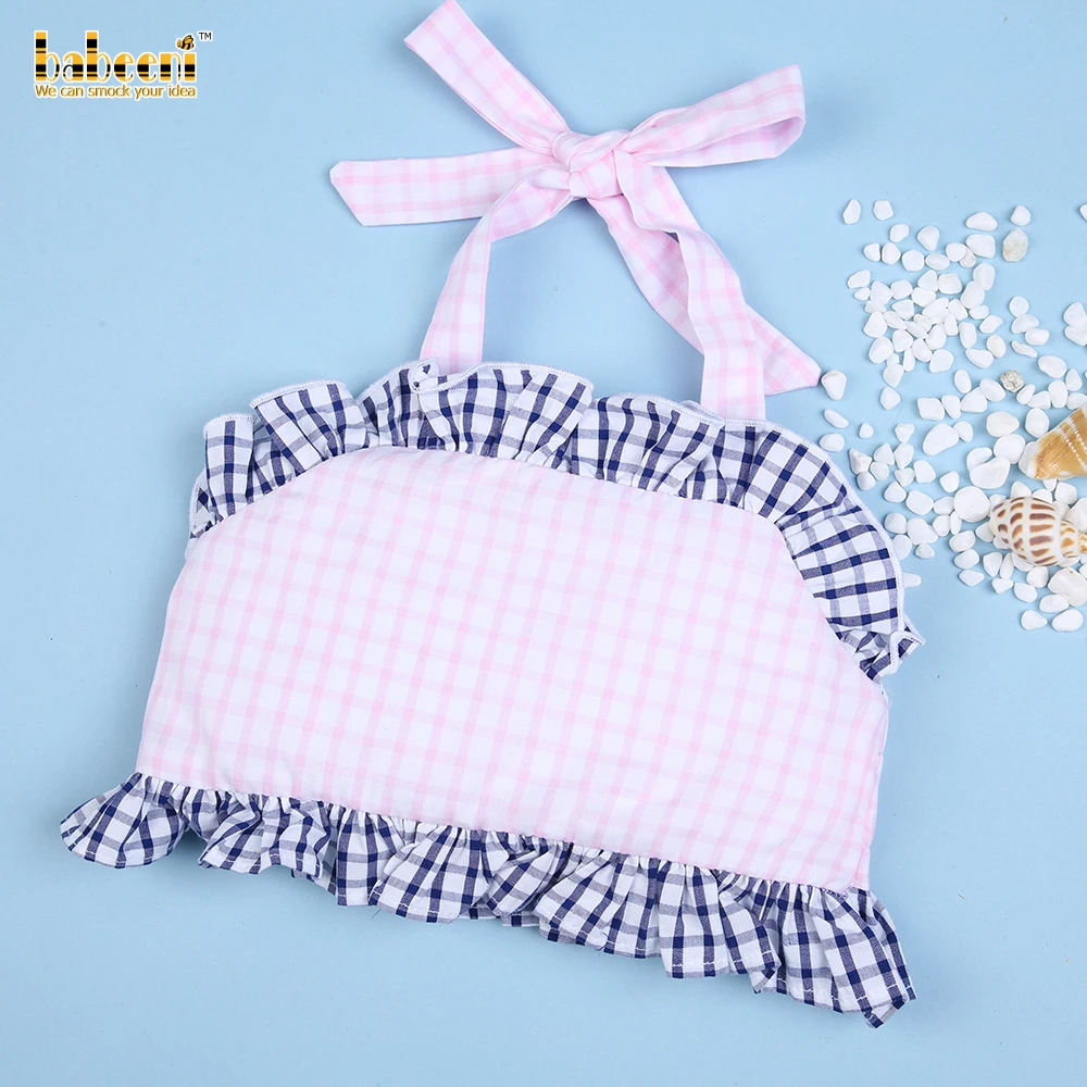 Милые простые купальники из двух частей для маленьких девочек OEM ODM оптовая продажа детской одежды-BB2434