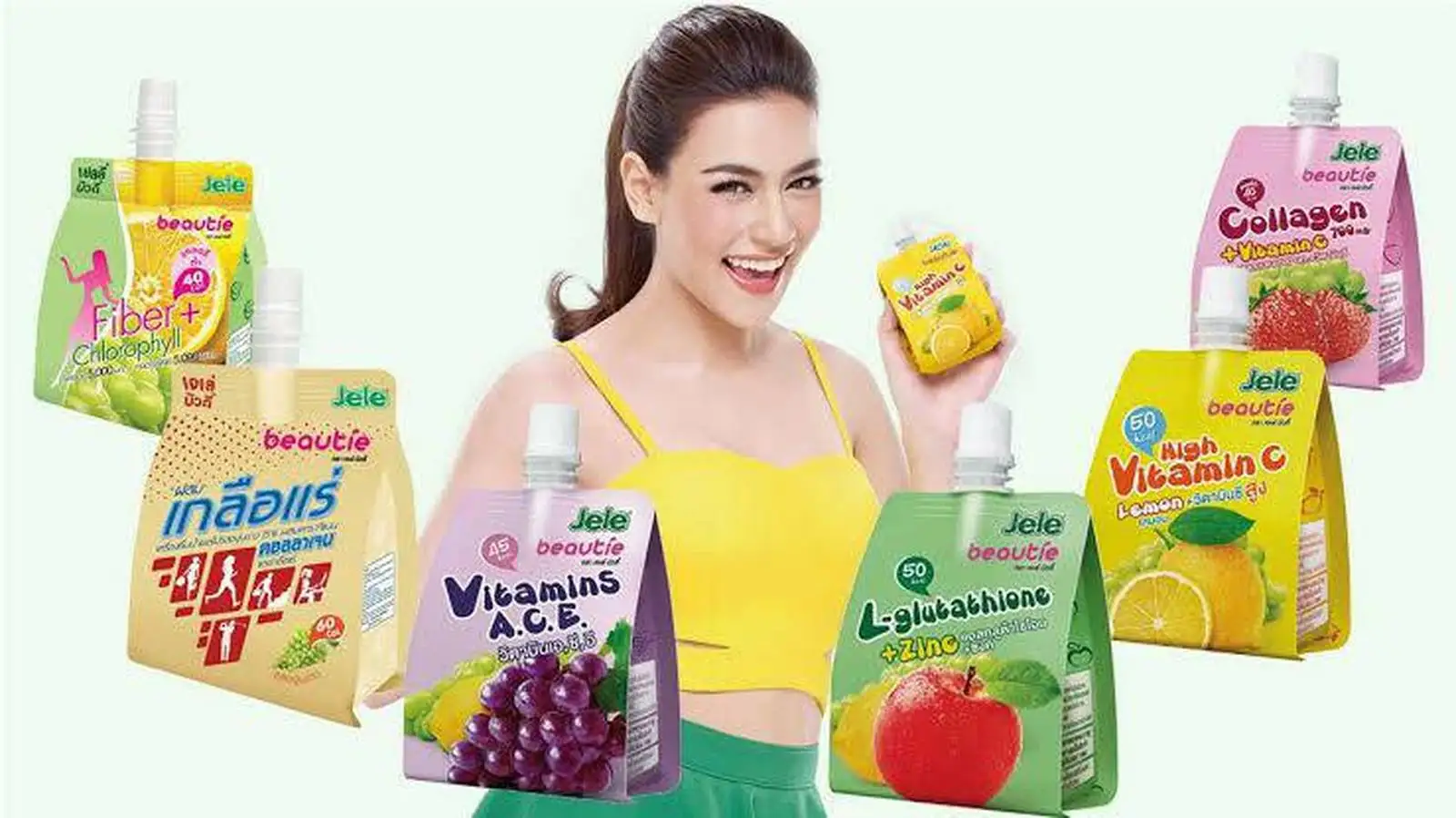 Желе фрукты Jele Beauty витамин C 200% низкие калории ежедневное