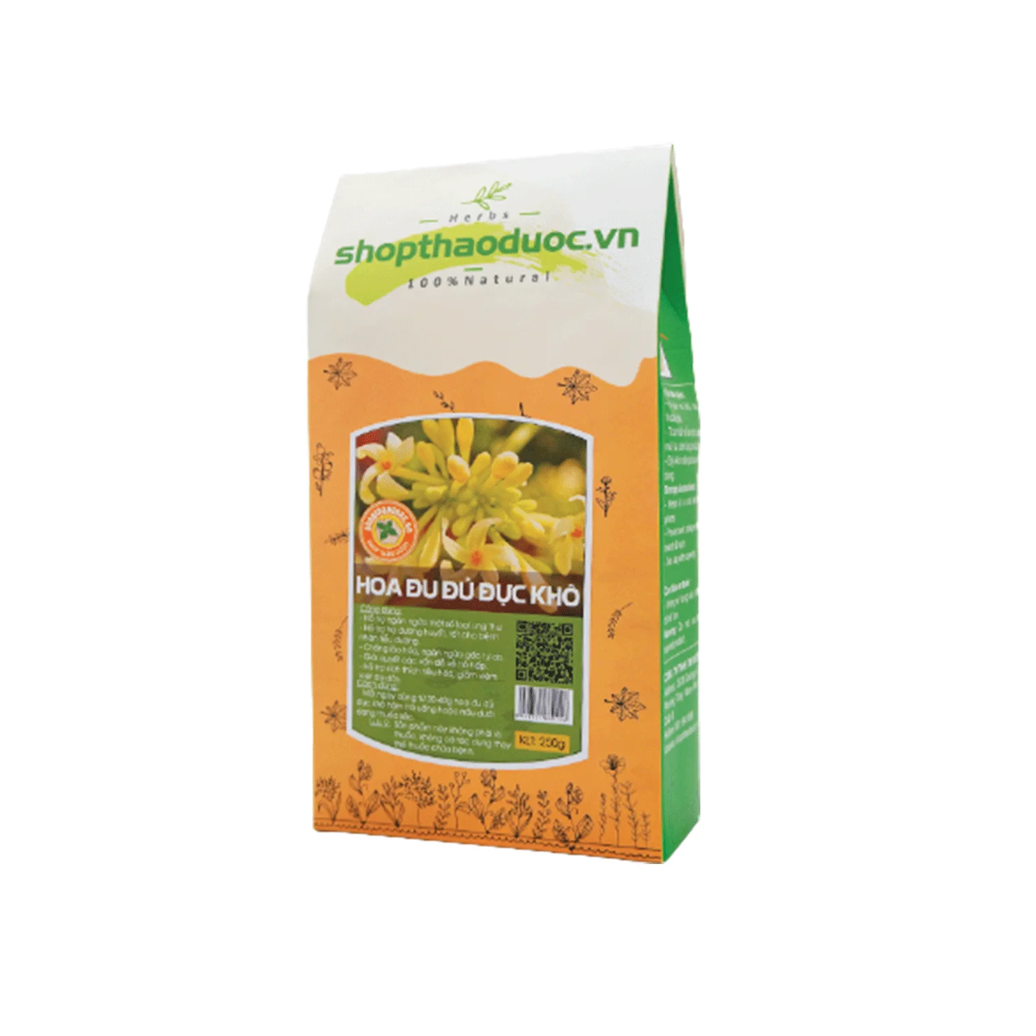 
V-Store Male Papaya Flower 250g 100% Natural Product High Quality From Viet Nam Good For Health Easy To Use 