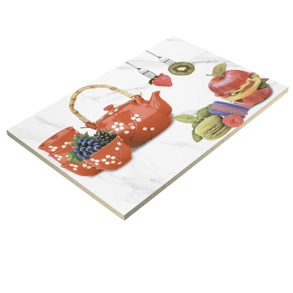 Carrara marble design kitchen wall tiles form India 300x450 mm ceramic tiles from Indian factory with good price