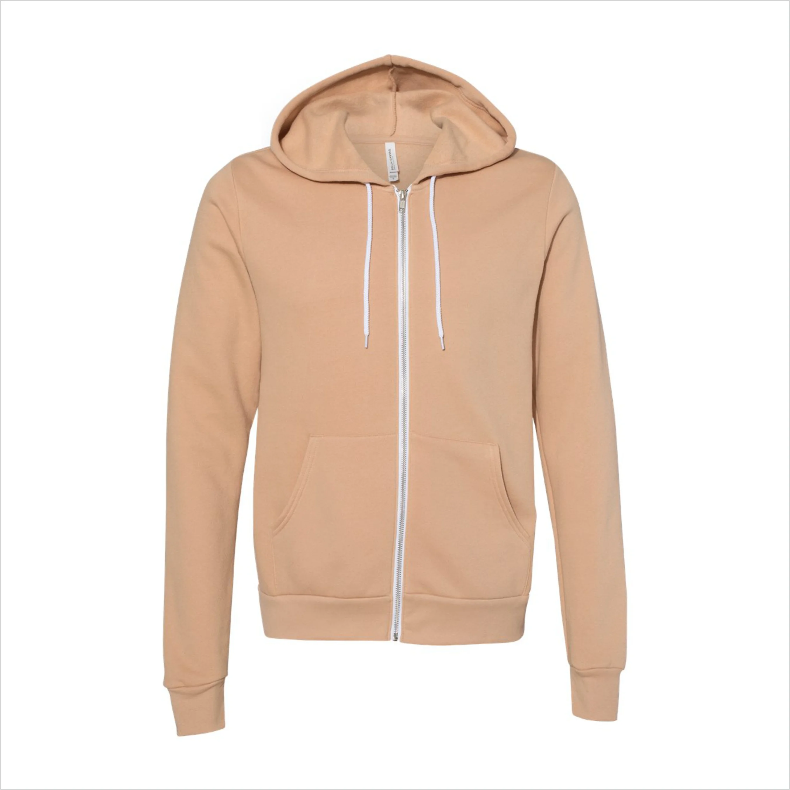 Customizable bulk low moq oversized heavyweight 12oz 320gsm men full face zip hoodies