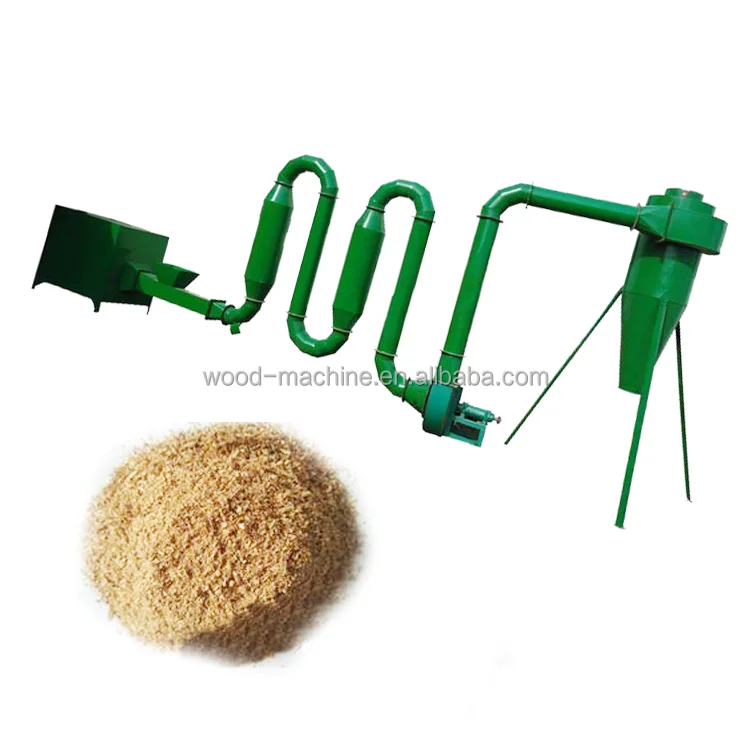 Airflow Dryer For Drying Sawdust Electrical Wood Dryer Machine