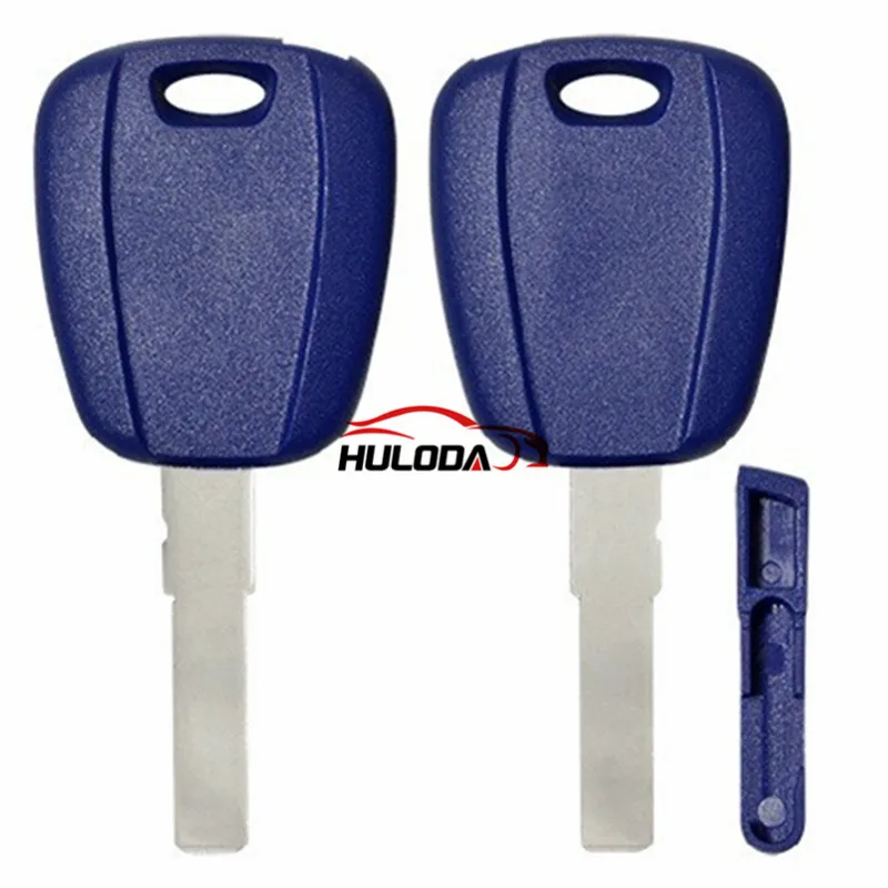 For Fiat transponder key blank with SIP22 blade(can put TPX long chip and Ceramic chip) blank color is blue ,with SIP22 blade