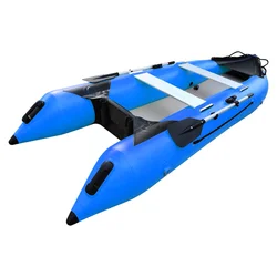 CE cheap  4.2m 3 persons  inflatable  fishing canoe  kayak  kaboat