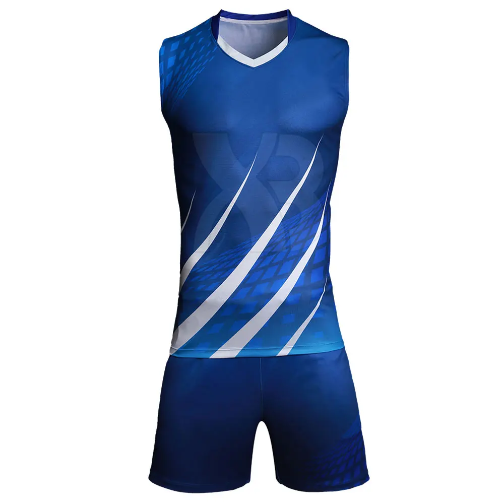 
 Командный комплект, удобная дизайнерская футболка для волейбола без рукавов с шортами, униформа для волейбола в сублимационном дизайне  