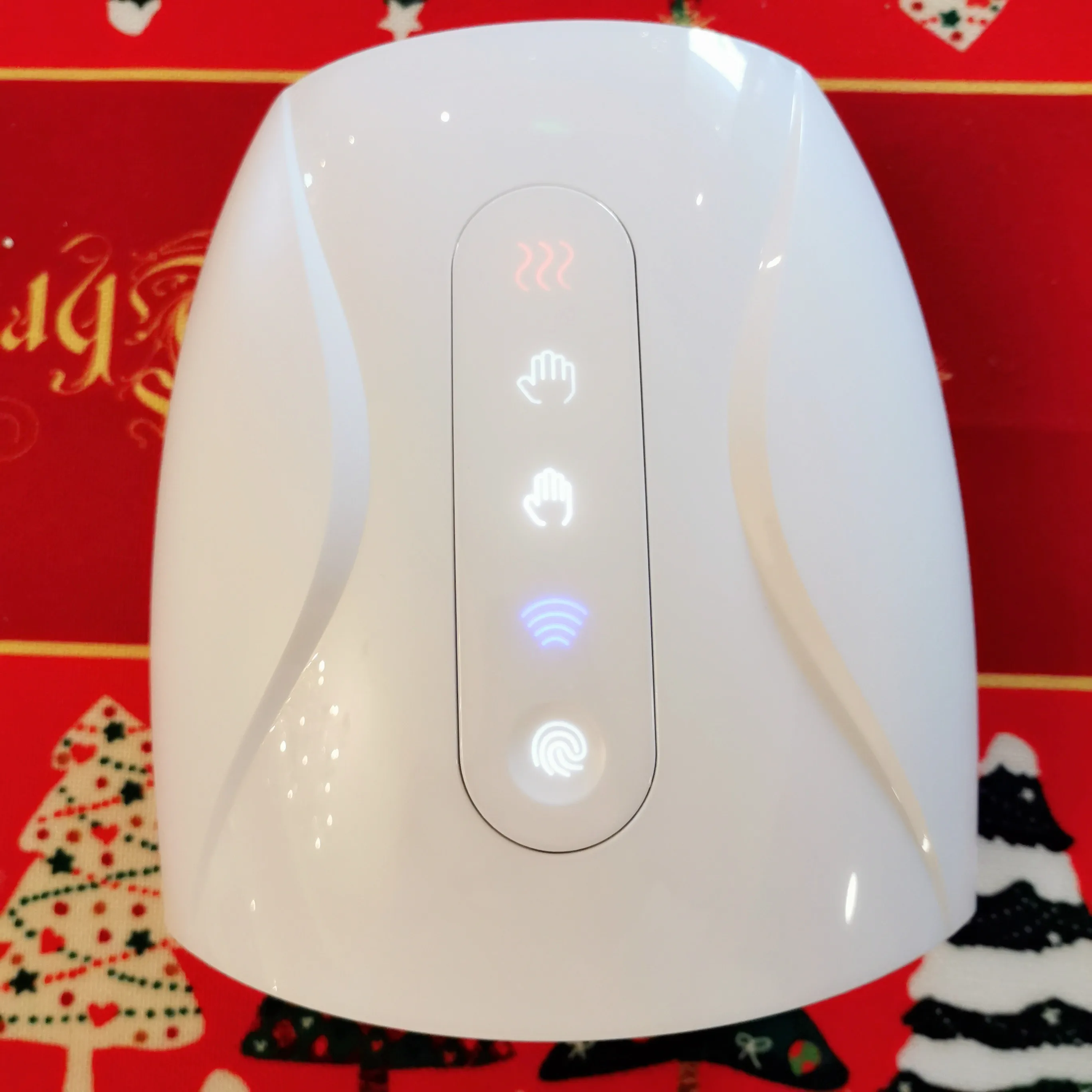 2022 hand therapy massager Acupressure cordless wireless Electric Air Compression heat Pain Relief Palm fingers Hand Massager