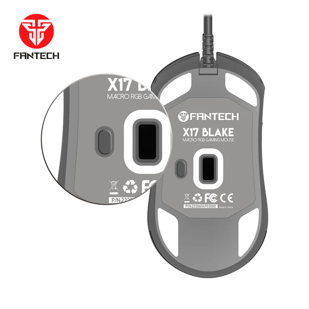 Fantech X17 Space Edition Best White Color Design Ergonomic Shape Mouse