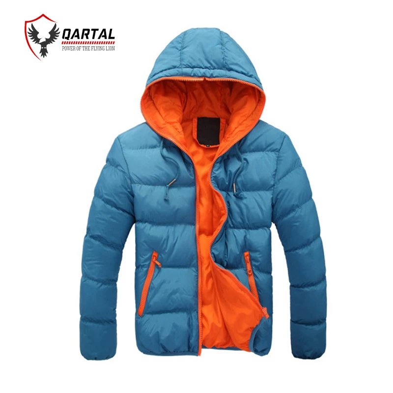 Winter Clothing Padding Outwear Men Quilted Coat Warm Puffer Black Overcoat Down Jacket For Men