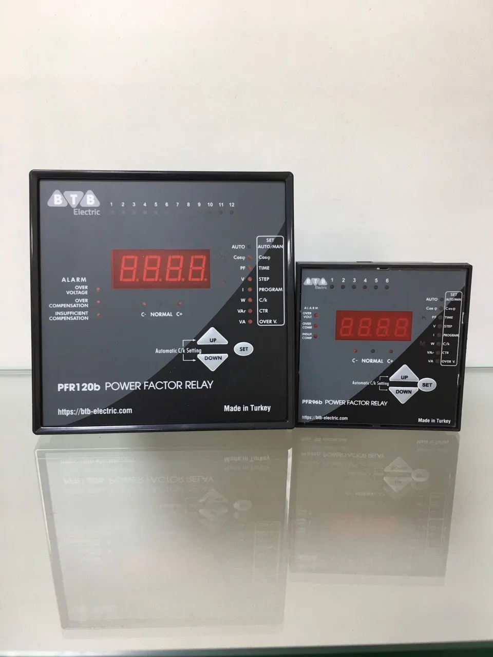 reactive power factor correction controller 8 STEPS VOLTAGE 380-415V NEW STYLE 2021 MADE IN TURKEY