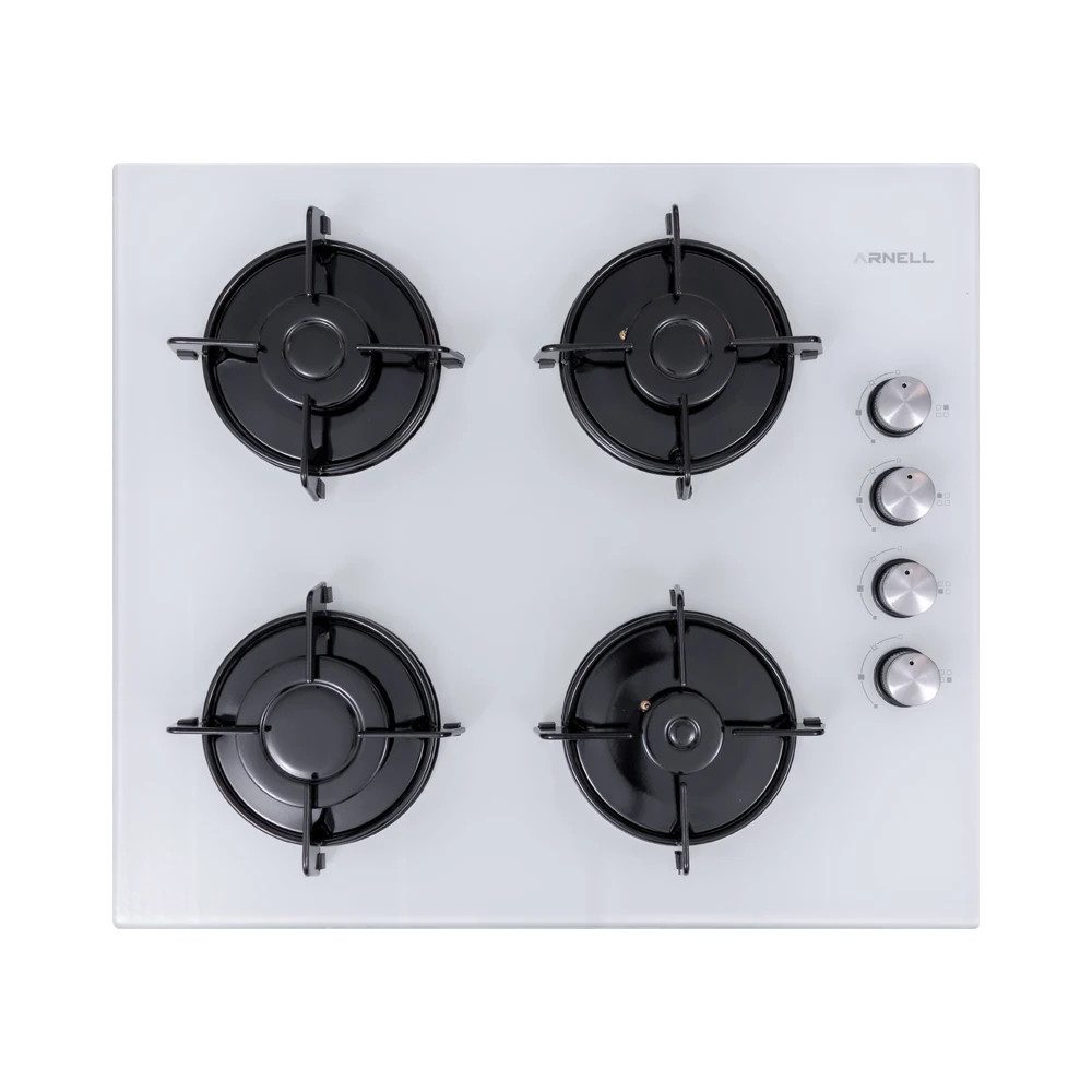 4-Burner Aluminum Gas Hob Built-in Triple Burner LPG/NG Cooker CE Gas Safety System Electric Household Use 3-Year Contact