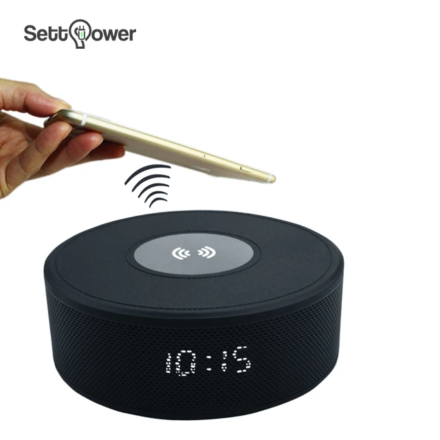 
Hands-free stereo wireless speaker alarm clock FM speaker Settpower RS-29C 