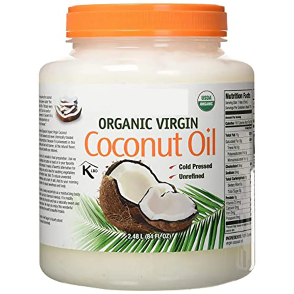 Высококачественное прозрачное Экстра натуральное кокосовое масло с функцией ухода за кожей и готовки