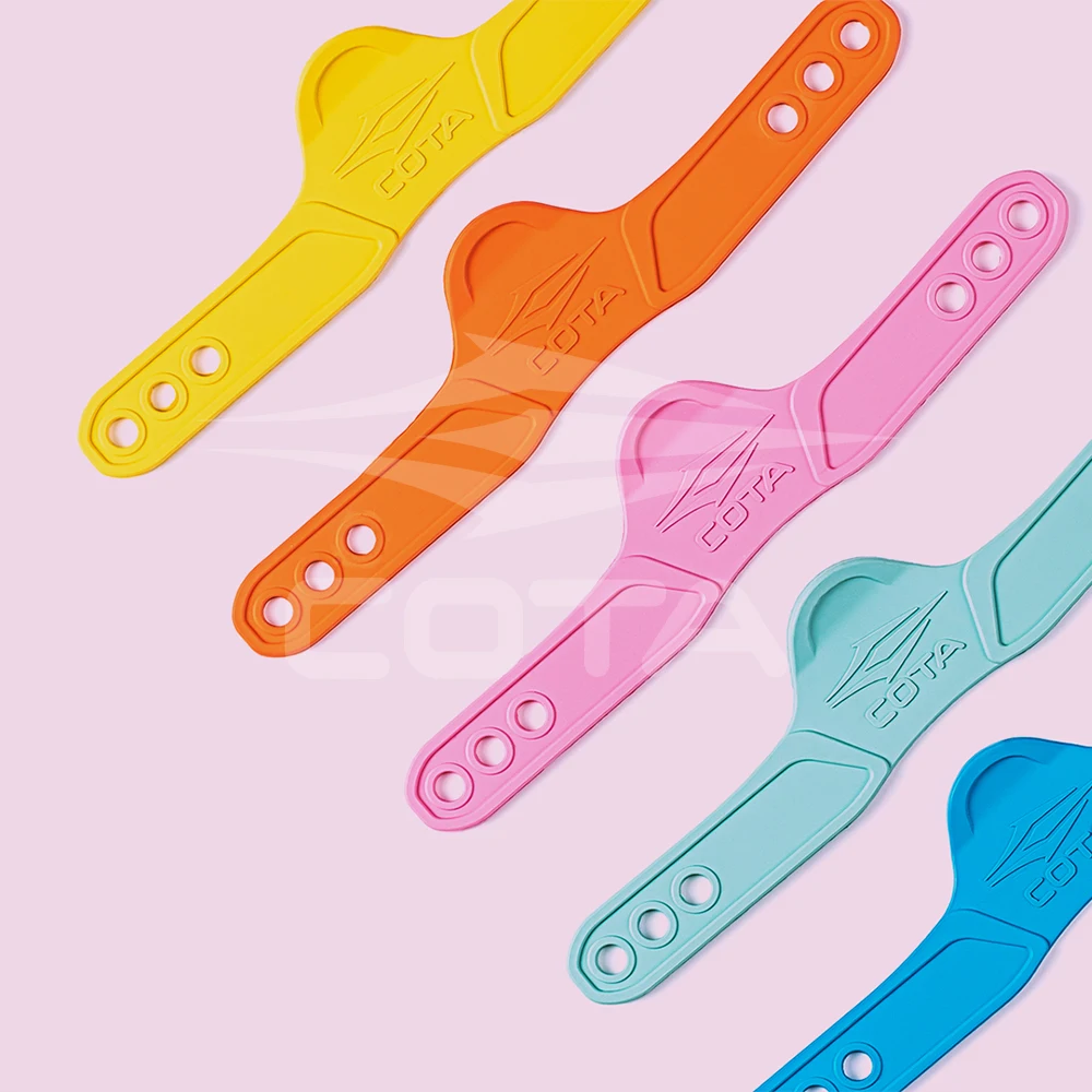  Ласты COTA детские резиновые с регулируемым ремешком для плавания широкими ногами желтые синие розовые оранжевые дайвинга от храпа