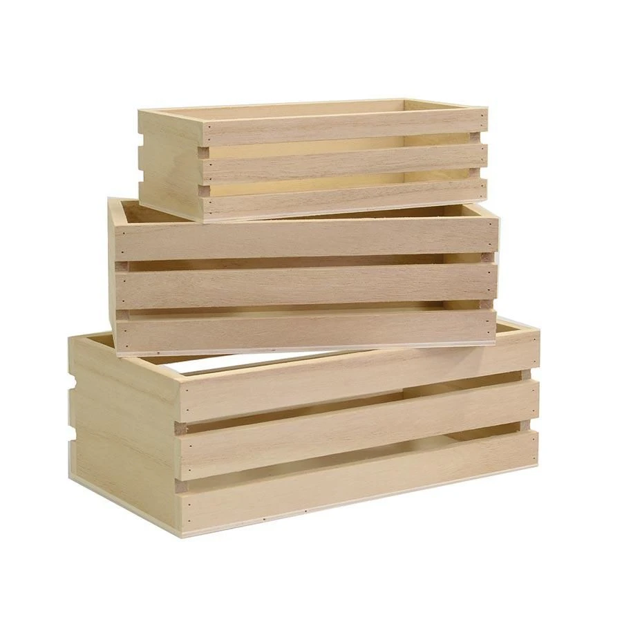 Деревянные ящики для хранения фруктов и овощей