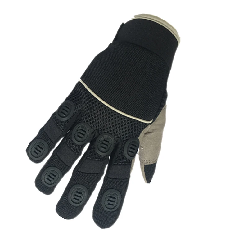 New Outdoor Sports Full Finger Mechanical Gloves Leather tactical gloves and winter safety gloves with custom  logo