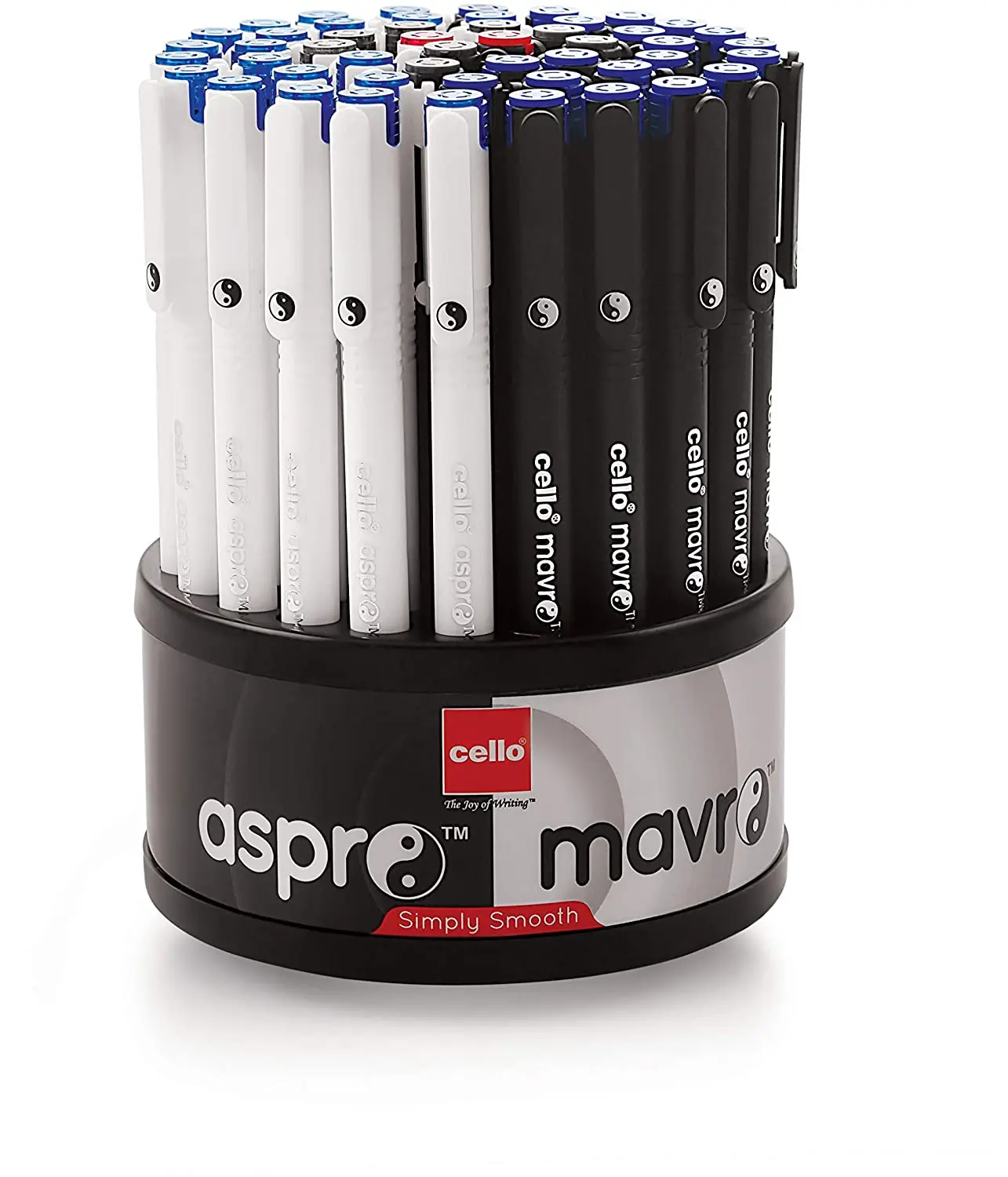 Рекламная Шариковая ручка для виолончели Aspro Mavro, оптовая продажа, индивидуальные пластиковые высококачественные шариковые ручки с вращающейся подставкой в ассортименте