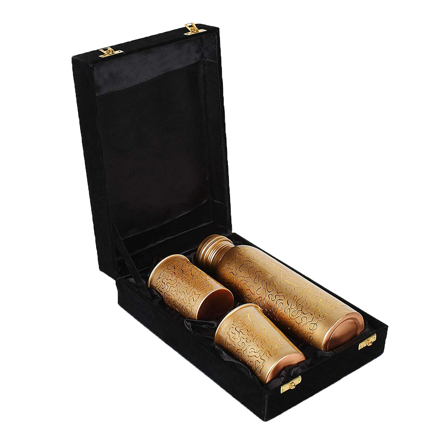 Juice Drinking Amazing Design Copper antique Plain Water battle for Health Benefits Drinks Container YOGA Copper Bottle