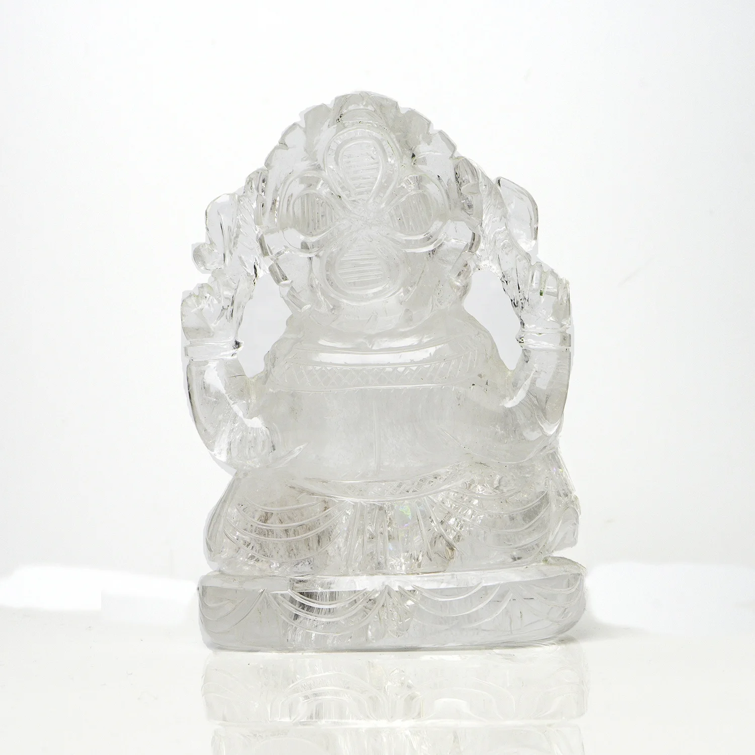 Natural Crystal Hand Carved Ganesh Idol For Home Decor Red Jasper Ganesha Figurine Home Decor Statue