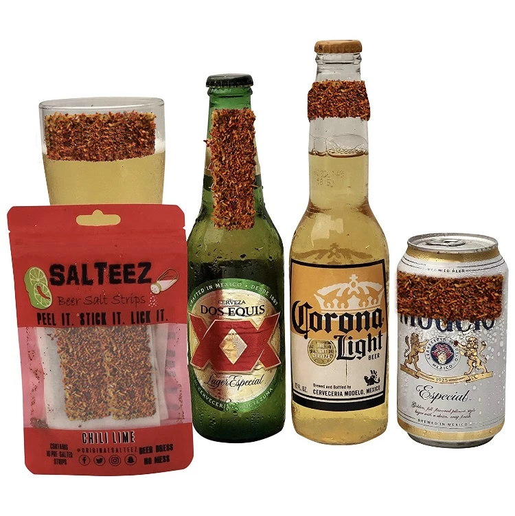Пивные солевые полоски Salteez-Чили Лайм-готов к отправке из США