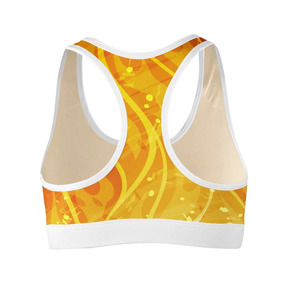  Высокая ударная изготовленный на заказ стильная одежда с цветочными мотивами для сублимационная печать под бюстгальтер спортивная | Высокое качество быстросохнущая фитнеса женщин