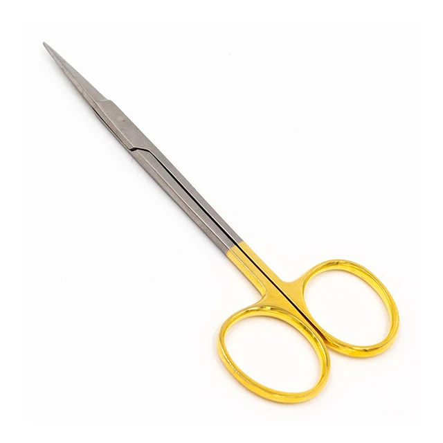 Top Quality Professional Iris Scissors Gold 4.5 Inches