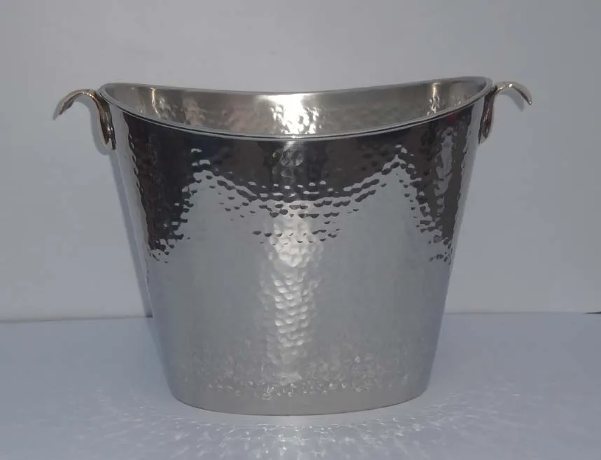 Double Wall Stainless Steel Wine Bucket Handmade Stainless Steel High Quality Beer and Wine Bucket
