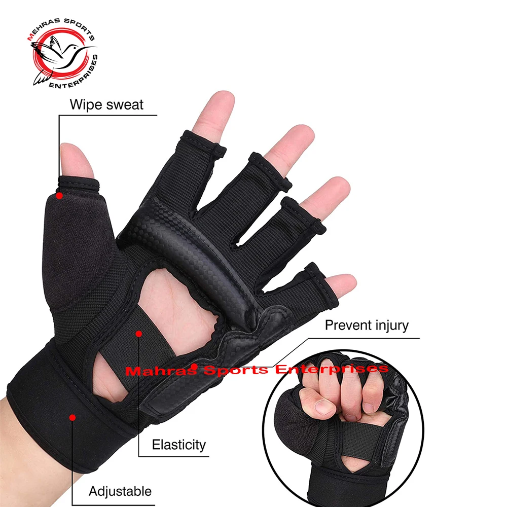 Design Your Own Boxing Gloves Japanese Leather Latex Print OEM Logo Film Inside Plastic Color Feature Material Adults People SBR