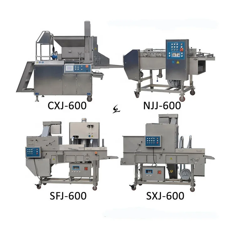 Adjustable Speed Processing Powder Machine Preduster In Meat Product Making