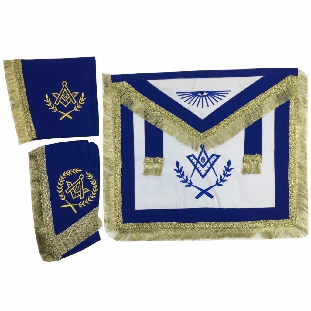Полноразмерный фартук с вышивкой для масонской Регалии (10000003432060)