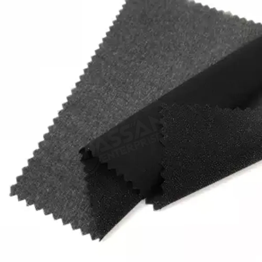 100% Polyester Non Woven Microdot Interlining Of Garment Interfacing