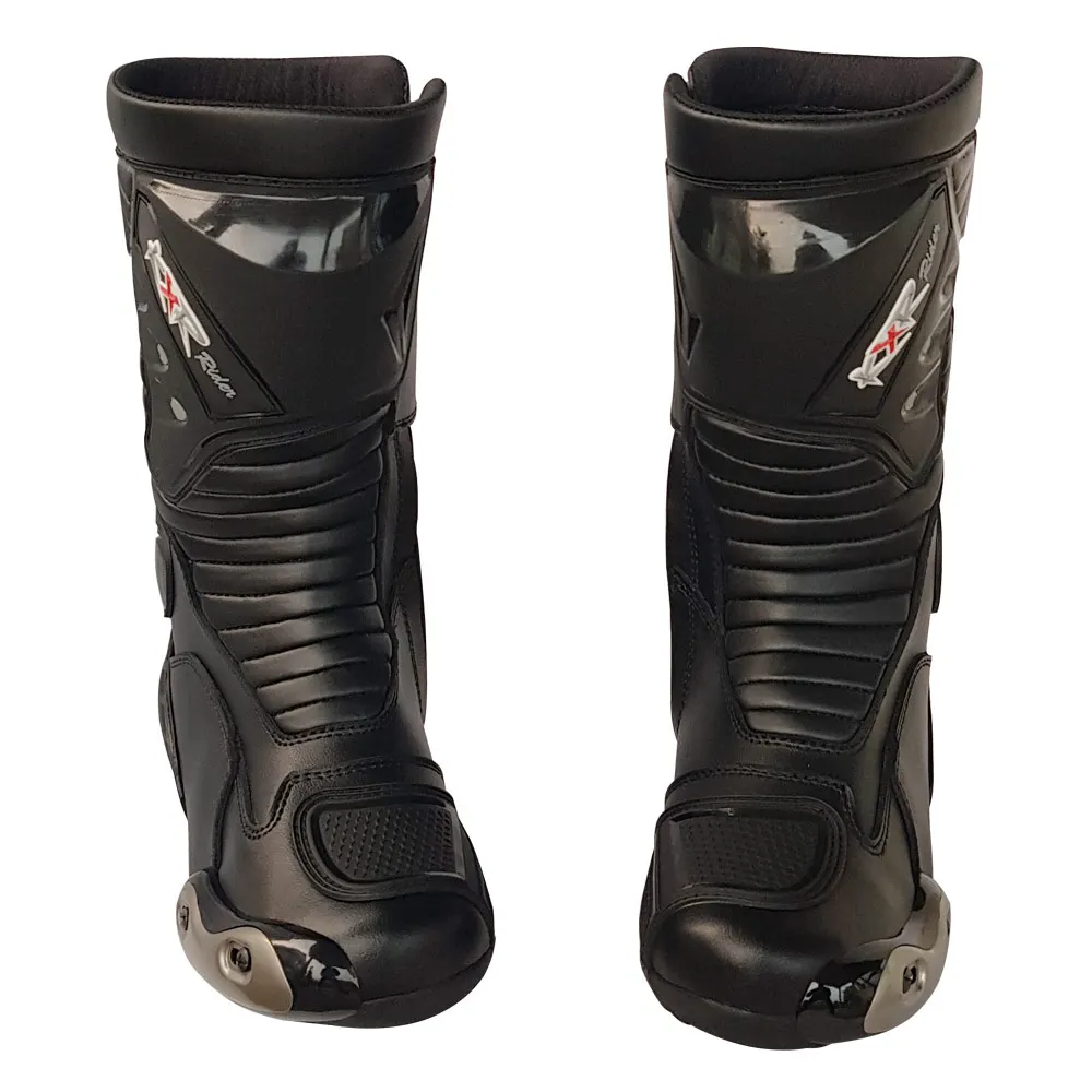 Motorbike Riding Boots Men And Women Motorcycle Leather Boots Touring Racing Sports Shoes For Sale