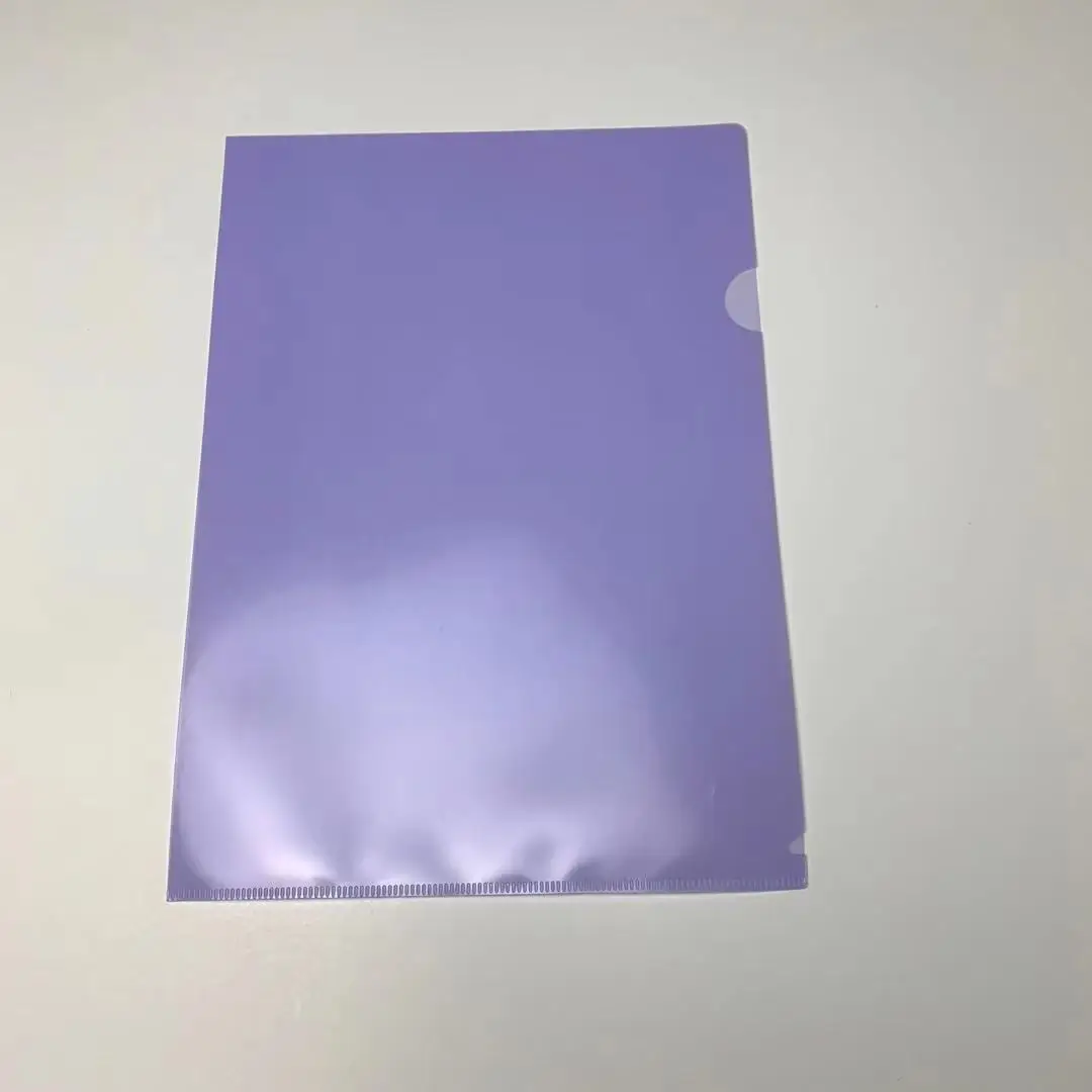 Made To Order High Cost-Effective Pp Material Clear Office Pp File Folder L type Clear Holder