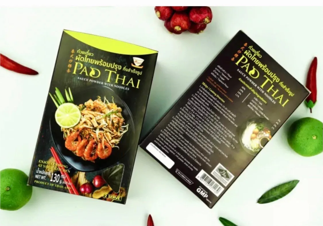 Export Product Of Thailand Instant Noodles Pad Thai Sauce Powder With Noodles Packing 130 G Quality Products Halal Standards