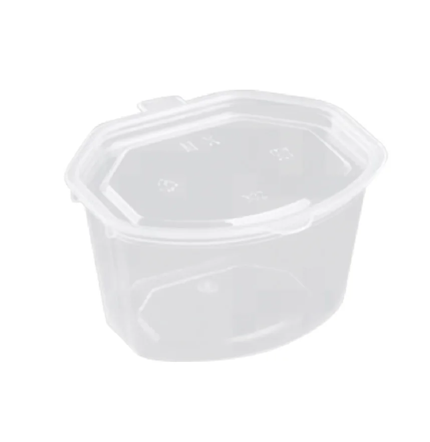 Пластиковый пищевой контейнер на вынос Высококачественная переработанная коробка оригинальный цвет во Вьетнаме-B0655