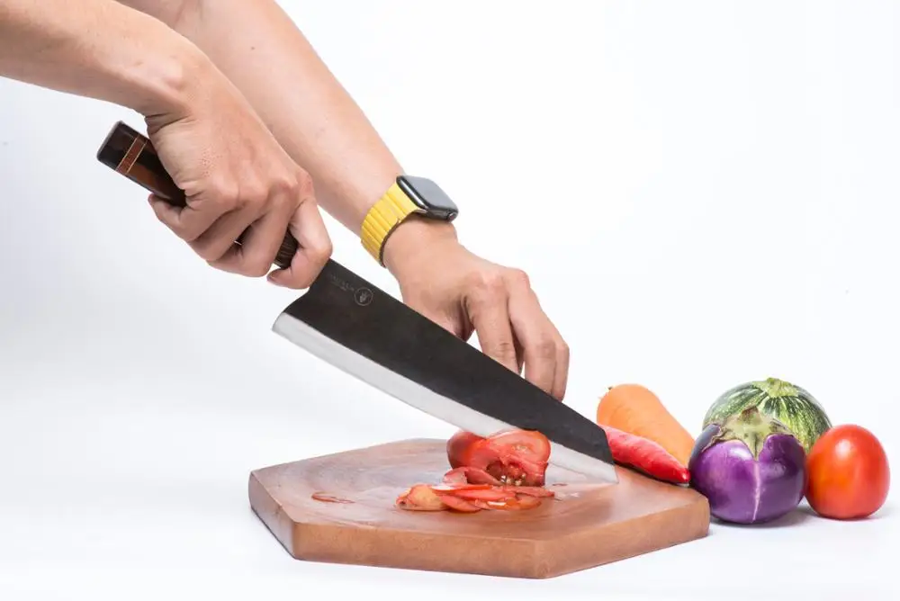 Cheap Japanese Kitchen Knife High Quality 9.4 Inch Kiritsuke Hand Forged Knife