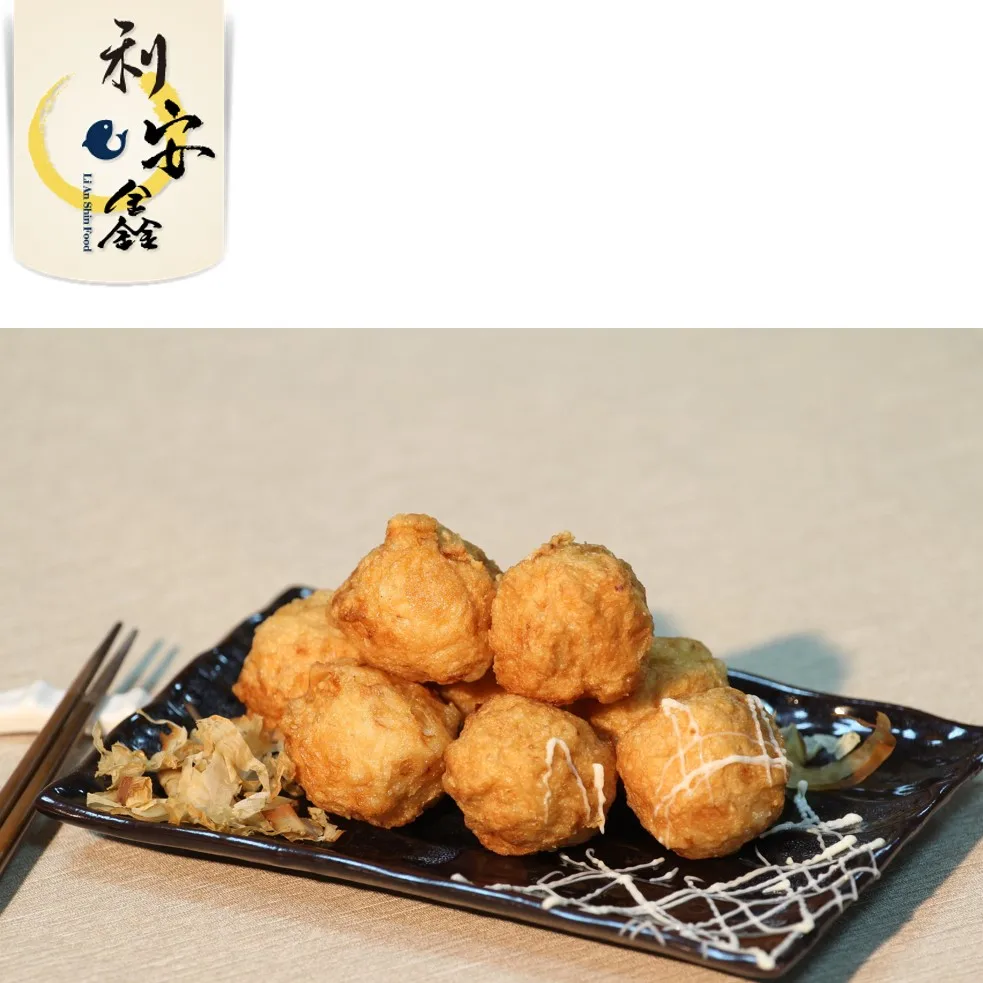 factory direct appetizing squid and cuttlefish ball for restaurant