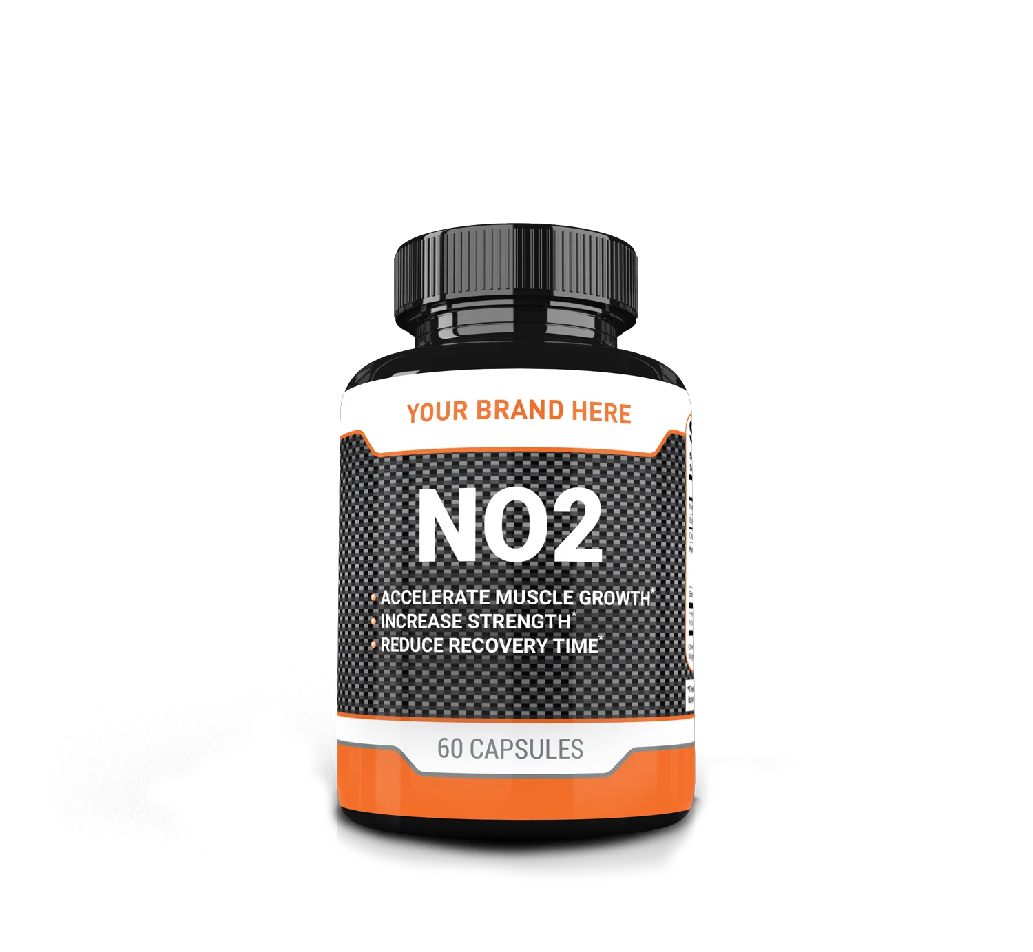 NO2 60 Capsules Pre Workout Supplement Booster Pills for Men Muscle Builder Extreme Muscle Pumps Sports Nutrient