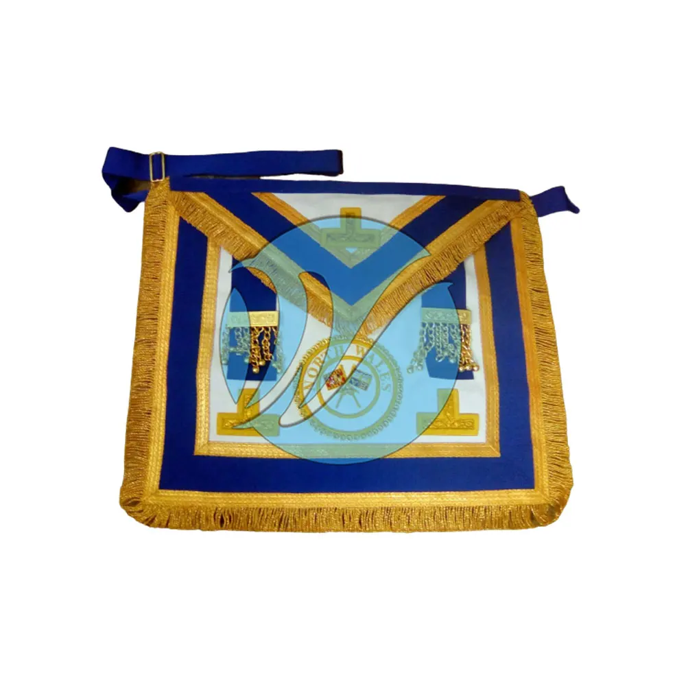New Style Masonic Apron With Embroidered Border Best Quality Masonic Regalia Apron