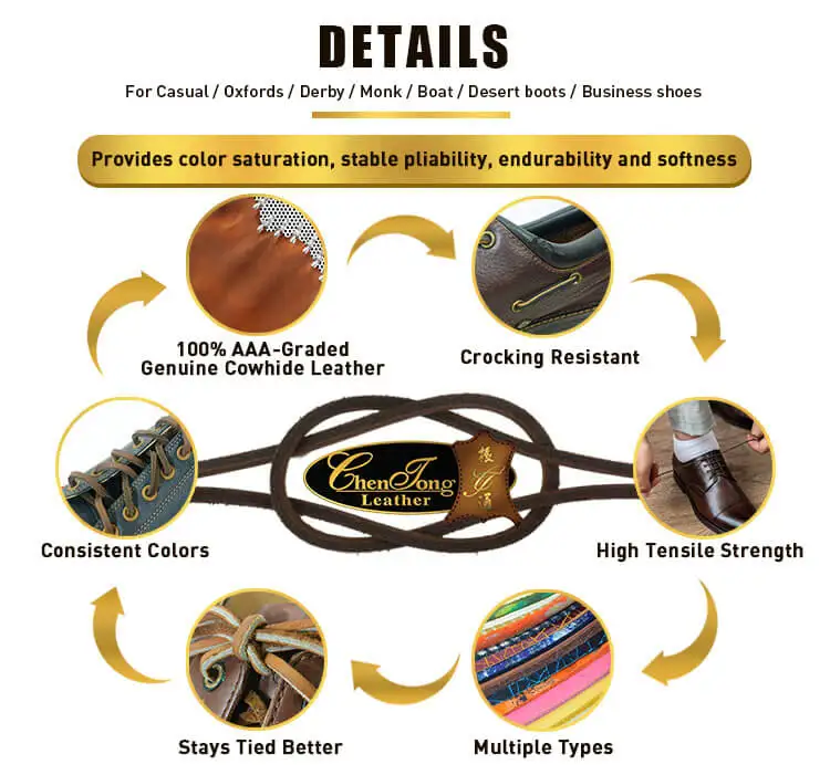 leather shoelace lpb4-2