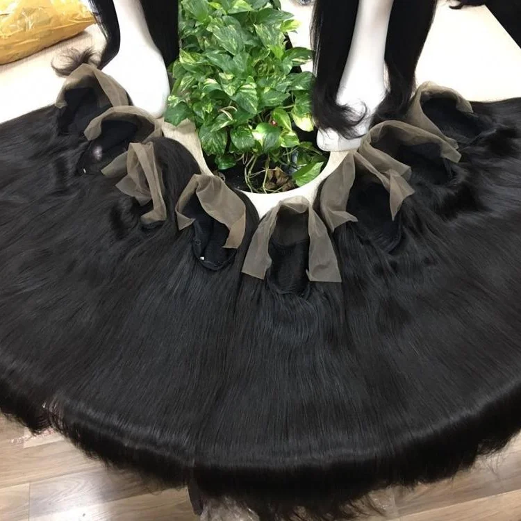 
Unprocessed Virgin Hair 9A Grade Brazilian Hair Lace Front Wig 