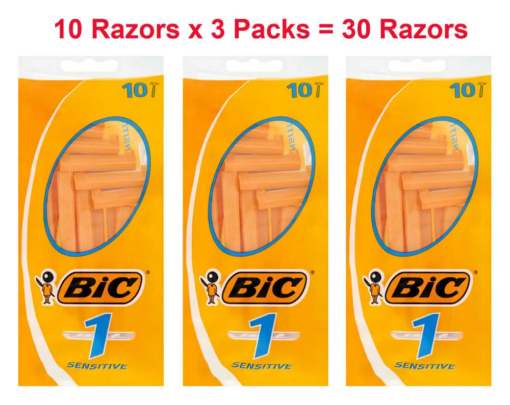 
BIC Twin Lady Sensitive Disposable Razor Blades Comfortable Smooth Shave 5 pcs 