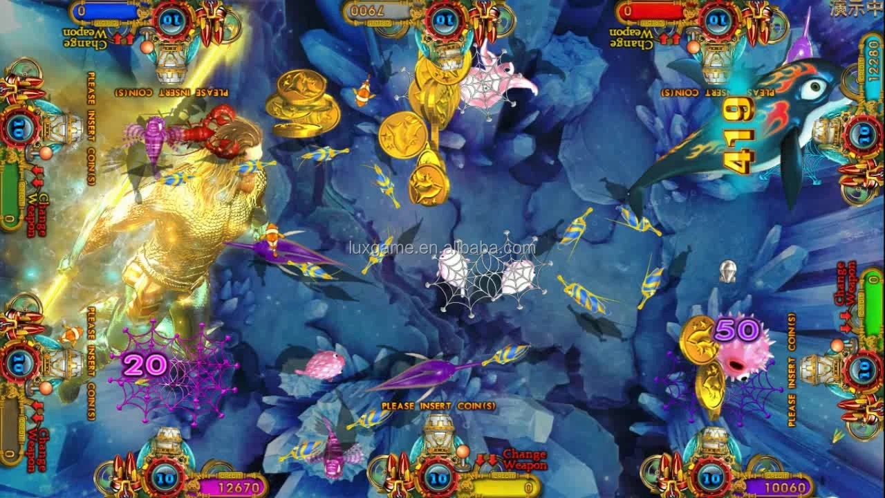Новинка 2021 прибыль для 10 игроков игровой автомат LuxGame Fish OK3 Plus Aquaman