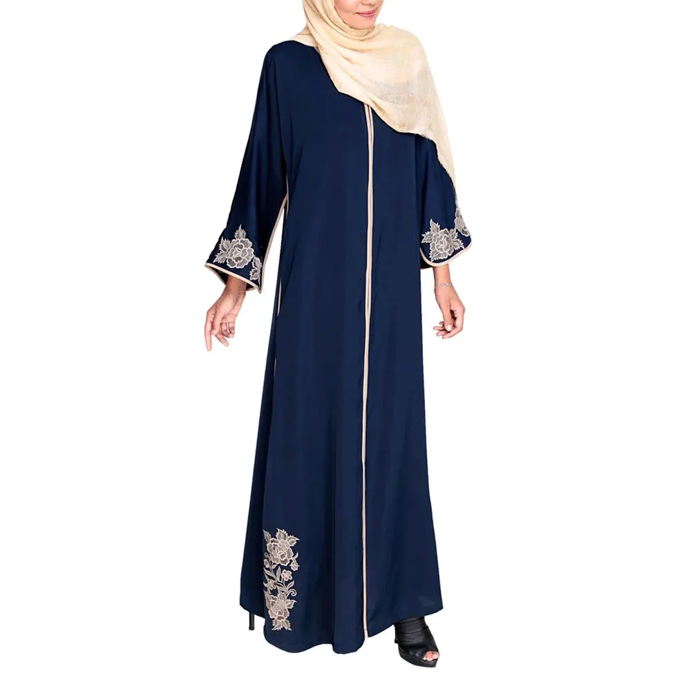 New Model Fancy High Quality Elegant Open Abaya Muslim Women Abayas Dress New Fashion Ladies Abaya Dress