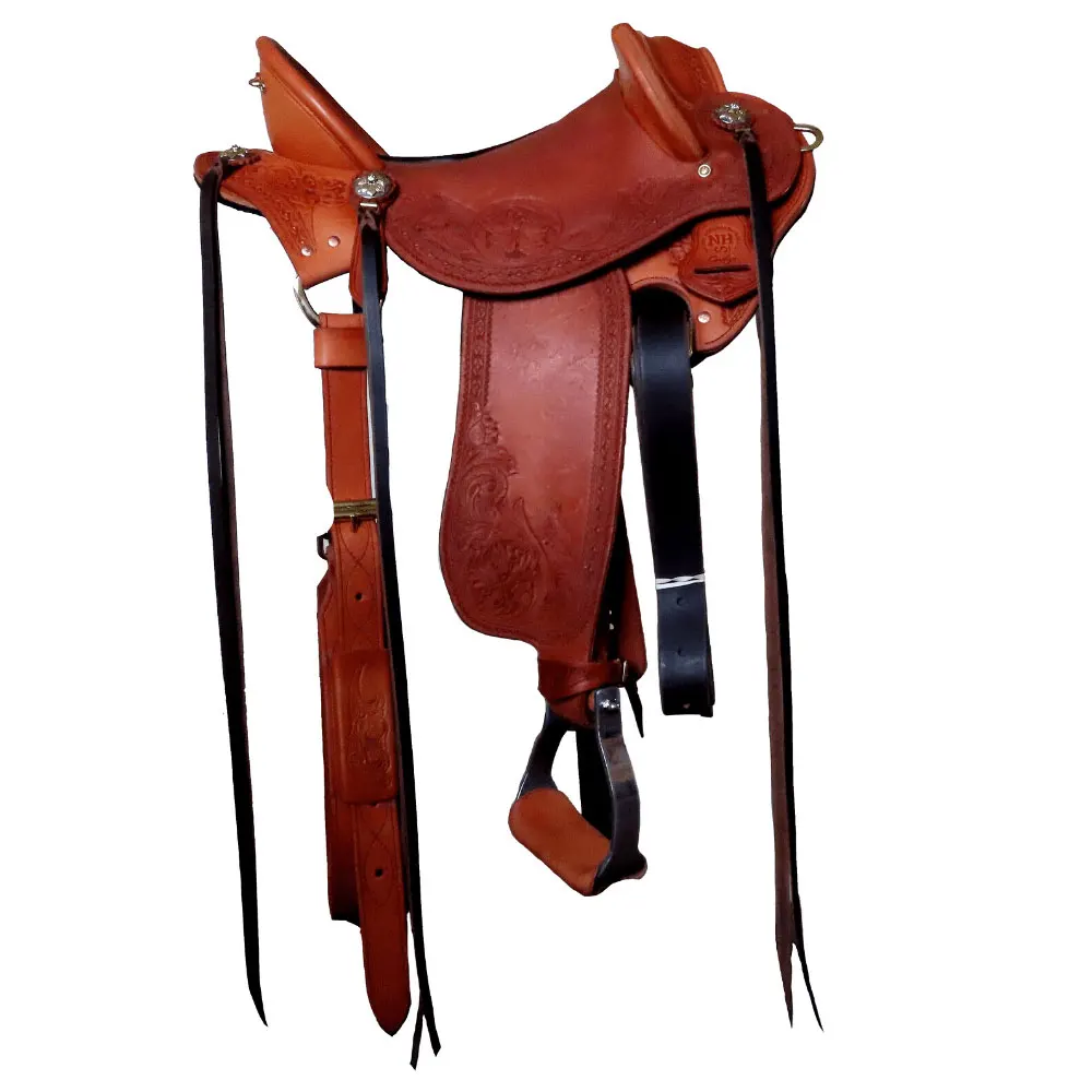 Professional Durable Leather All Purpose English Jumping Racing Riding Equestrian Saddle