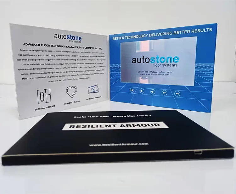 Advertising business gifts video brochures customized design for car dealers and auto accessories sellers